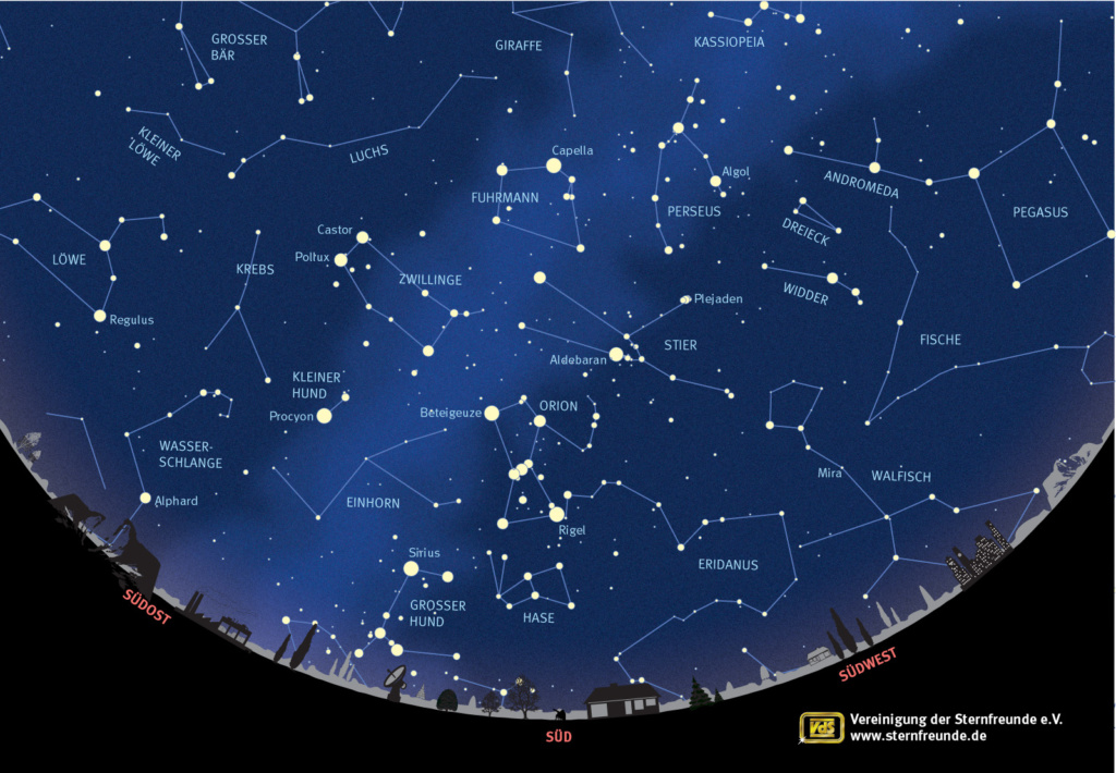 Der Rhöner Nachthimmel im Dezember – Verein Sternenpark Rhön e.V.